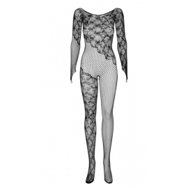 Комбинезон-сетка Obsessive F210 (Черный, S/M/L) - 3