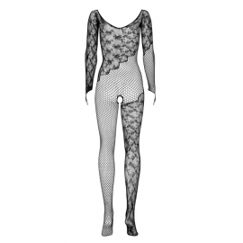 Комбинезон-сетка Obsessive F210 (Черный, S/M/L) - 4