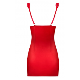 Комплект Obsessive Secred chemise (Червоний, XXL) - 4