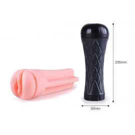 Мастурбатор Vagina cyber skin Latarka - 2