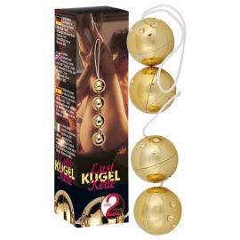 Вагінальні кульки - Orgasmuskugeln Gold 4er-Set - 1