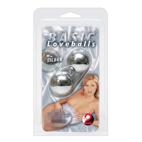 Вагинальные шарики Basic Loveballs Silber