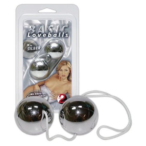 Вагинальные шарики Basic Loveballs Silber