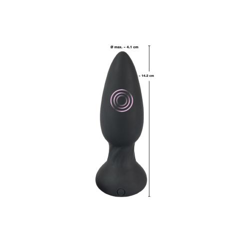 Анальна пробка Black Velvets RC Vibrating Plug