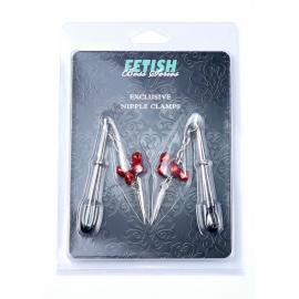 Зажимы Exclusive Nipple Clamps No.4 Fetish Boss Series - 2