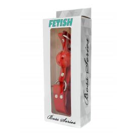 Кляп червоного кольору Knebel-Ball Gag - Fetish Boss Series - 5