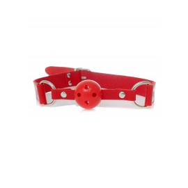 Кляп червоного кольору Knebel-Ball Gag - Fetish Boss Series - 6