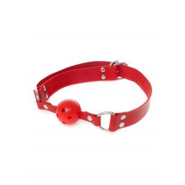 Кляп червоного кольору Knebel-Ball Gag - Fetish Boss Series - 8