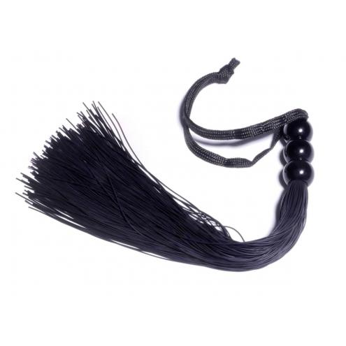 Кнут Silicone Whip Black 10 - Fetish Boss Series