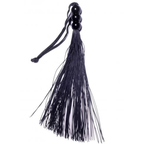 Кнут Silicone Whip Black 10 - Fetish Boss Series