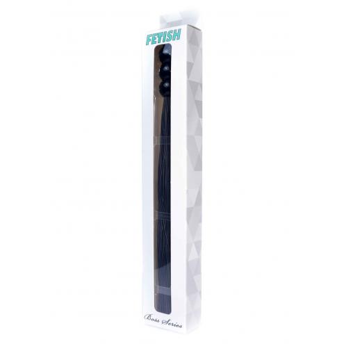 Кнут Silicone Whip Black 10 - Fetish Boss Series