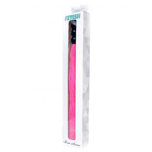 Кнут Silicone Whip Pink 10 - Fetish Boss Series