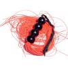 Батіг Silicone Whip Red 14 - Fetish Boss Series
