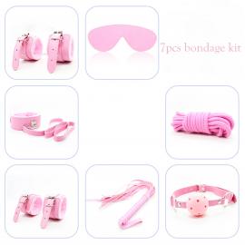 Набір БДСМ іграшок Fetish B-Series BDSM Kit 2.0, рожевий - 10