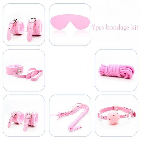 Набор БДСМ игрушек Fetish B-Series BDSM Kit 2.0, розовый