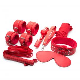 Набор БДСМ игрушек Fetish B-Series BDSM Kit 5.0, красный - 9