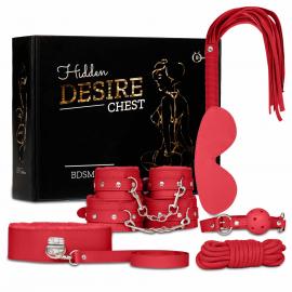 Набор БДСМ игрушек Fetish B-Series BDSM Kit 5.0, красный - 1