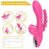 Вибратор - Erospace Sweet Play Sucking Vibrator With Anal Beads A3