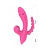 Вибратор - Erospace Sweet Play Sucking Vibrator With Anal Beads A3