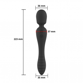 Вібратор - Erospace Sweet Play Wand Vibrator 2in1 A8 - 9