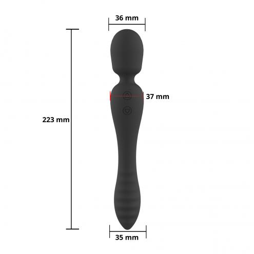 Вибратор - Erospace Sweet Play Wand Vibrator 2in1 A8