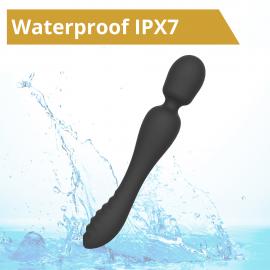 Вібратор - Erospace Sweet Play Wand Vibrator 2in1 A8 - 5