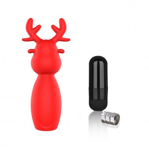 Мини-вибратор - Erospace Sweet Play Mini Reindeer Vibrator A10