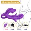 Вибратор - Erospace Sweet Play G-Spot Vibrator With Clitoral Licking Flapping A17