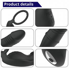Масажер простати – Erospace Mens Play Thrusting Prostate Massager APP Controlled B5 - 6