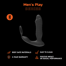 Масажер простати – Erospace Mens Play Thrusting Prostate Massager APP Controlled B5 - 3