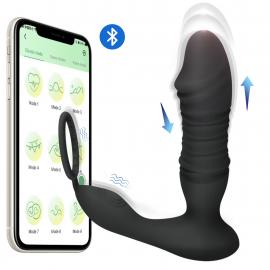 Масажер простати – Erospace Mens Play Thrusting Prostate Massager APP Controlled B5 - 8