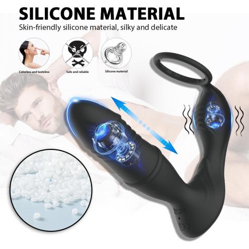 Масажер простати – Erospace Mens Play Thrusting Prostate Massager APP Controlled B5