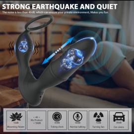 Масажер простати – Erospace Mens Play Thrusting Prostate Massager APP Controlled B5 - 9