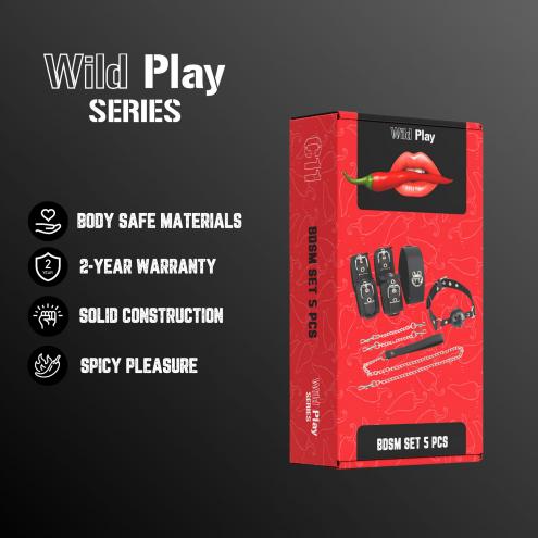 Набор БДСМ - Erospace Wild Play BDSM Set 5 pcs C11