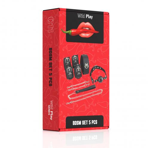 Набор БДСМ - Erospace Wild Play BDSM Set 5 pcs C11