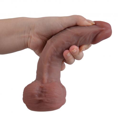 Фалоімітатор - Erospace Natural Play Silicone Dildo D2, 20.6 см