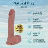 Фалоімітатор - Erospace Natural Play Silicone Dildo D5, 22 см