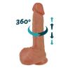 Вібратор - Erospace Natural Play Thrusting Dildo with Swing Motion and Heating D6, 22 см