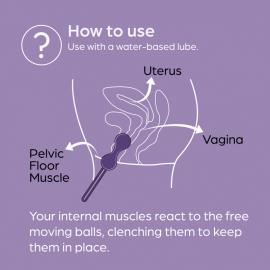 Набор вагинальных шаров Кегеля Sensual Kegel Balls Вес: 36, 62, 96 г. So Divine (Великобритания) - 7