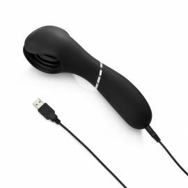 Мужской мастурбатор с вибрацией Vibrating Stimulator цвет: черный So Divine (Великобритания) - 4