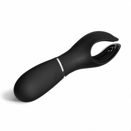 Мужской мастурбатор с вибрацией Vibrating Stimulator цвет: черный So Divine (Великобритания) - 5