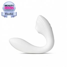 Вакуумний вібратор Pearl Vibe 2 в 1, колір: білий So Divine (Велика Британія) - 4