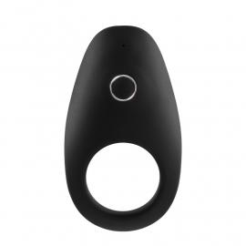 Эрекционное виброкольцо Rechargeable Vibrating Cock Ring цвет: черный So Divine (Великобритания) - 1