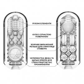 Мастурбатор Tenga Flip Zero GRAVITY Black - 4