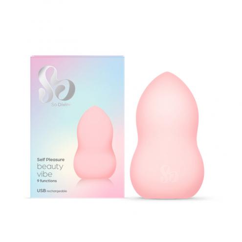 Мини вибратор Beauty Vibe цвет: пудровый So Divine (Великобритания)