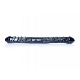 Двухсторонний фаллоимитатор - Flexible Double Dong Black - 5