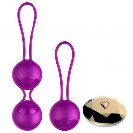 Вагинальные шарики Vibrating Silicone Kegel Balls Set USB 10 Function / Remote control - 1