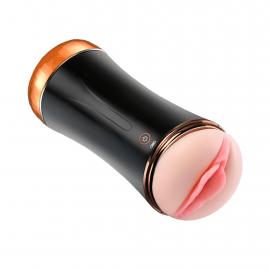 Мастурбатор з вібрацією Cup USB 10 function + Interactive Function / Double Ends - 4