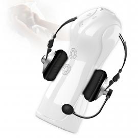 Мастурбатор Vibrating and Flashing Masturbation Cup USB 7+7 Function / Talk Mode (White) - 3