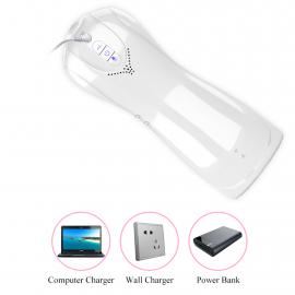 Мастурбатор Vibrating and Flashing Masturbation Cup USB 7+7 Function / Talk Mode (White) - 2